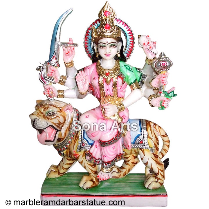 Marble Durga Statue