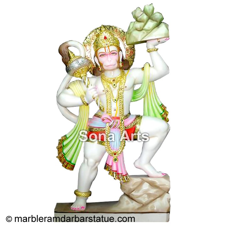 Marble Lord Hanuman Statue