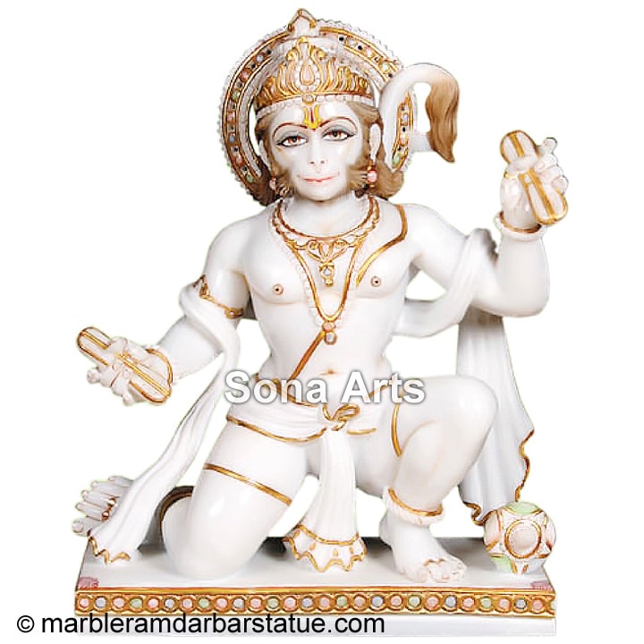 Marble Hanuman Ji Statue