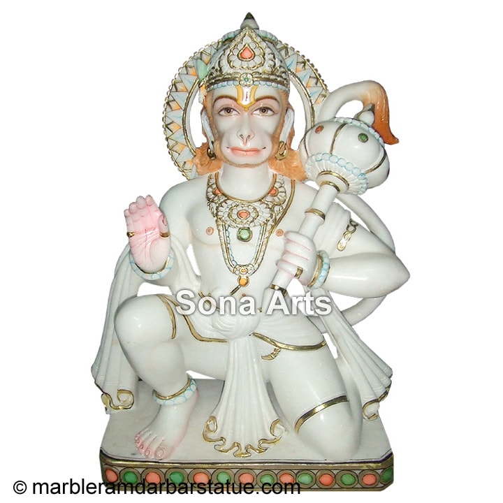 Hanuman stone statue