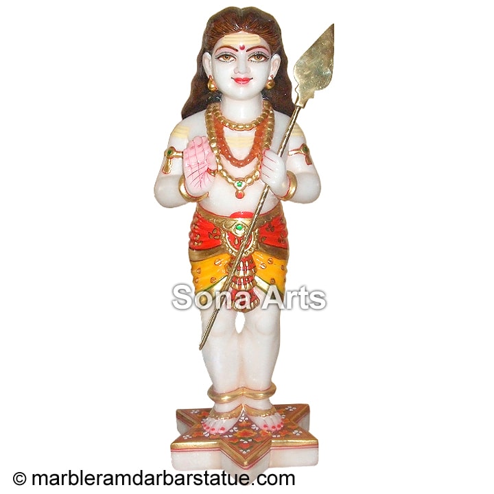 Marble Statue Murugan