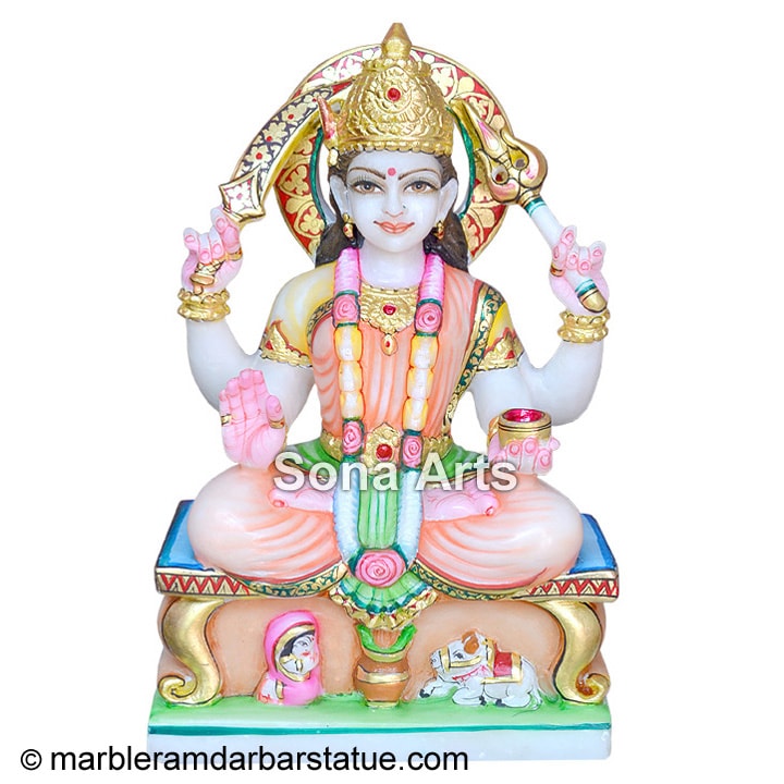Marble Santoshi Maa Statue