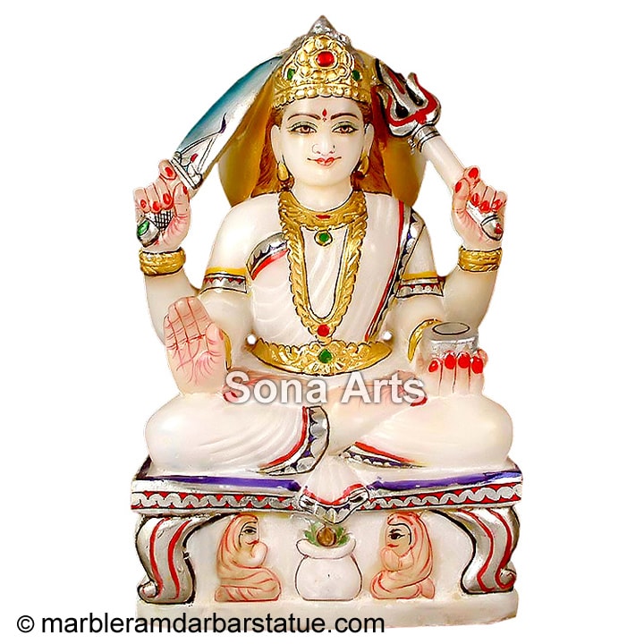 Marble Santoshi Maa Statue