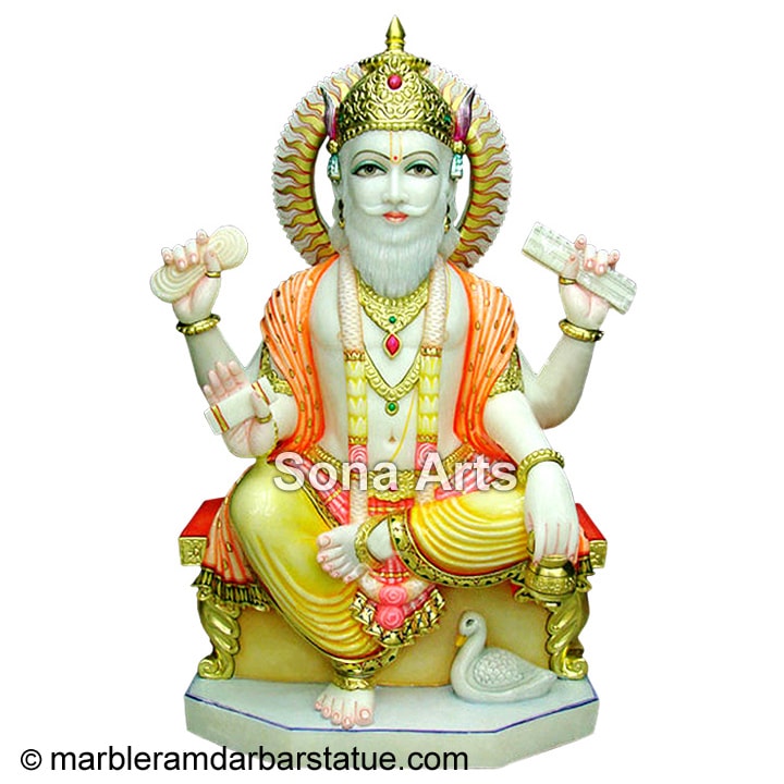 Vishwakarma Marble Murti