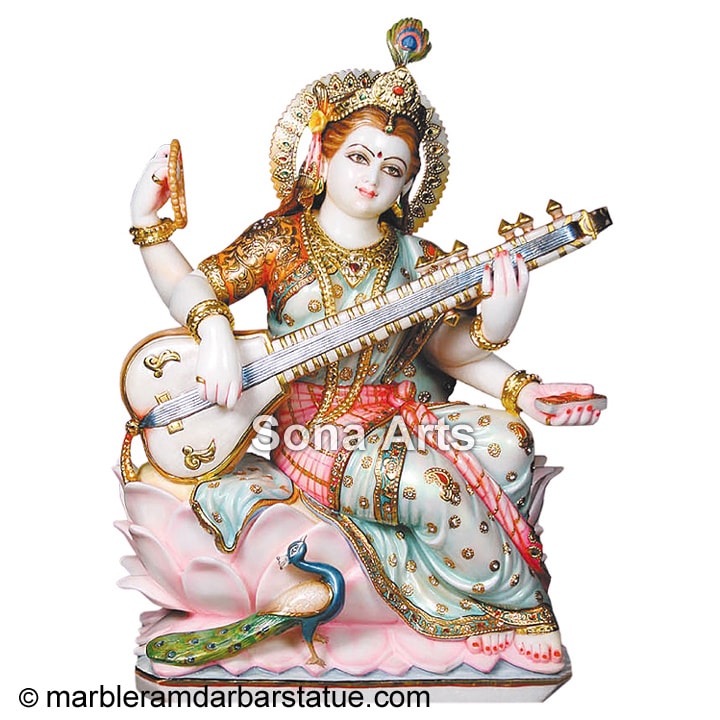 Marble Saraswati Statue Online