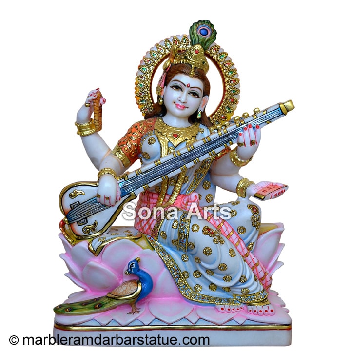 Saraswati Devi statue