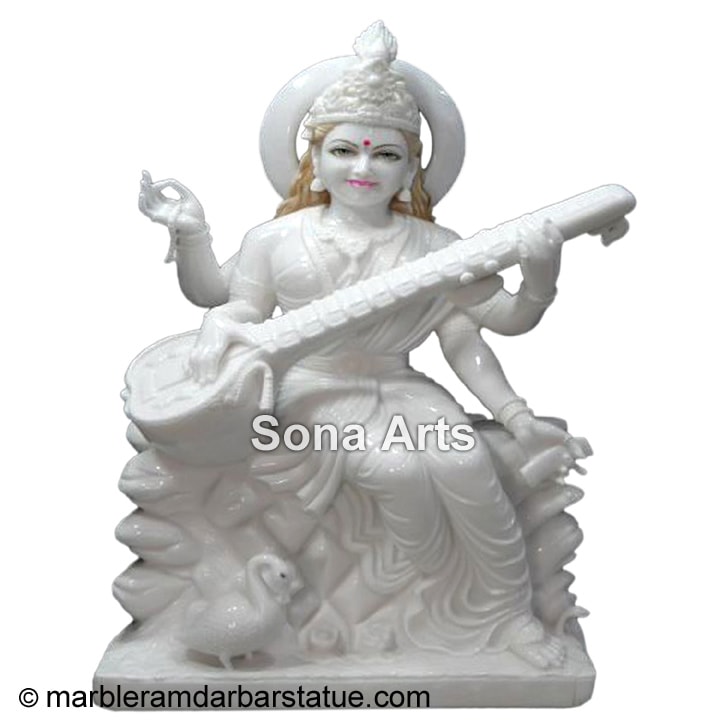 Marble Saraswati Statue buy online