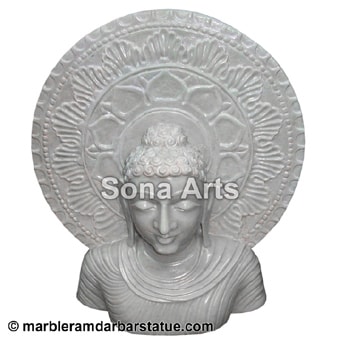 White Marble Buddha Statue