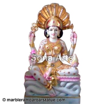 Marble Padmavati Statue