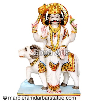 Marble Mangal Navagraha Statue