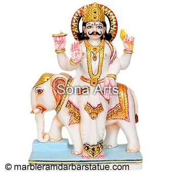Marble Brihaspati Navagraha Statue