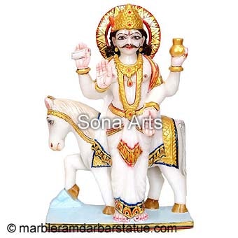 Marble Shukra Navagraha Statue