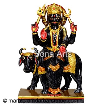 Marble Shani Navagraha Statue