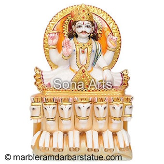 Marble Surya Navagraha Statue