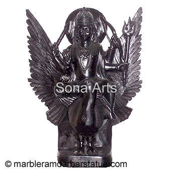 Shanidev Marble Statue