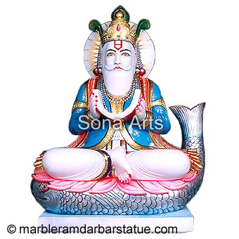 Marble Statue Jhulelal