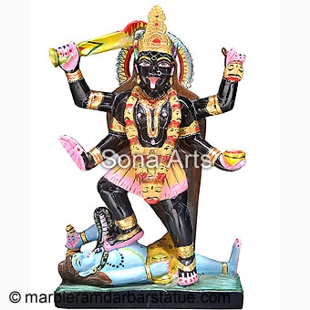 Black Marble Kali Maa Statue