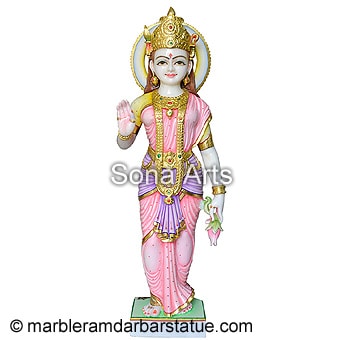 Marble Lakshmi Idol