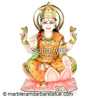Marble Statue Of Laxmi Ji