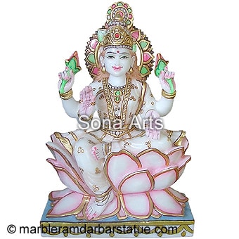 Goddess Lakshmi Murti of Marble