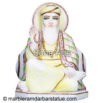 Marble Guru Nanak Murti