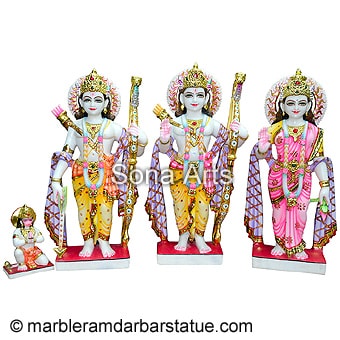 Buy Marble Ram Darbar Statue online shopping