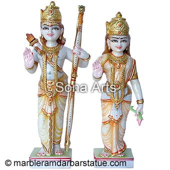 Marble Sita Ram murti