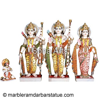 Marble Ram Darbar Moorti