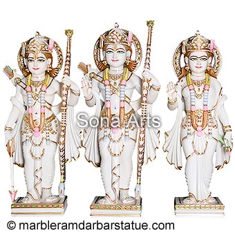 Marble ram darbar deities