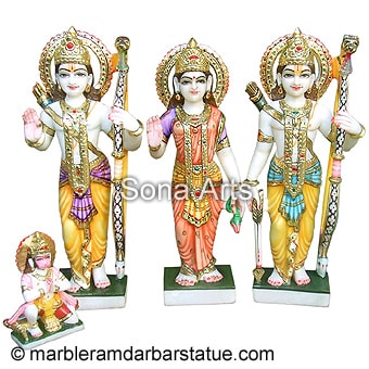 Manufacturer of Ram Darbar Marble Moorti