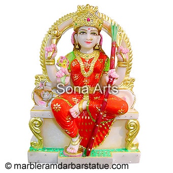 Marble Raj Rajeswari mata Statue