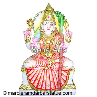 Marble Raj Rajeswari Devi Murti