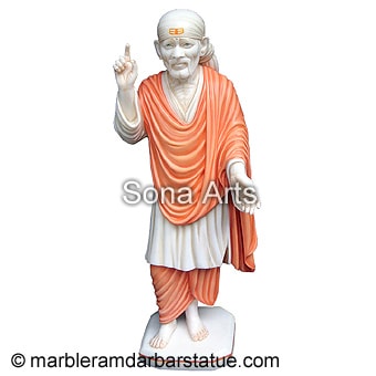 Marble Standing Sai baba Statue