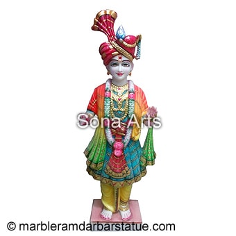 Marble Swaminarayan Idol