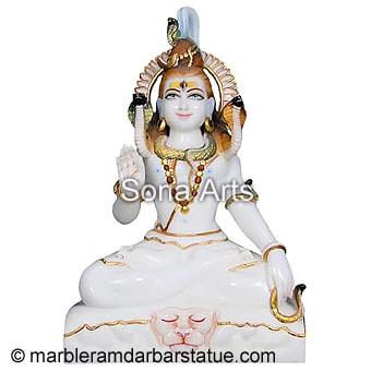Marble Shiva Murti for Temple