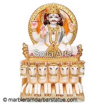 Marble Surya Murti