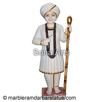 Marble Jalaram Bapa Moorti