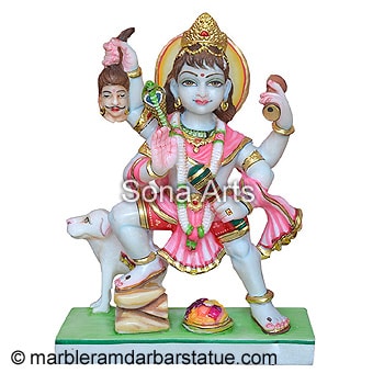 Marble Mahakala Bhairava Murti