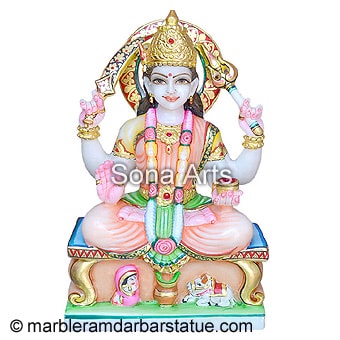 Marble Santoshi Maa Statue