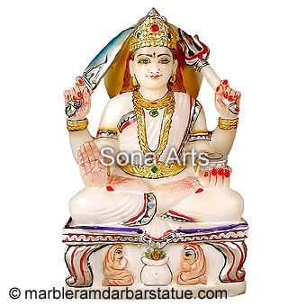 Marble Santoshi Maa Statue