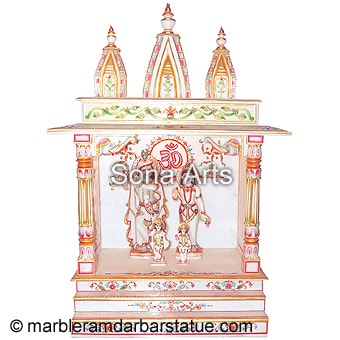 Carved Marble Mandir