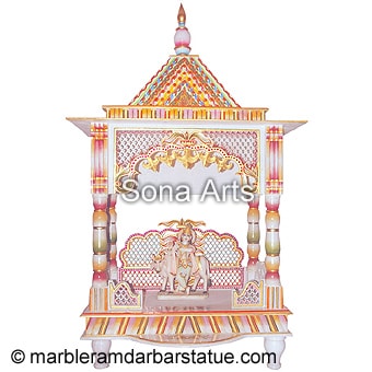 White Marble Mandir For Home