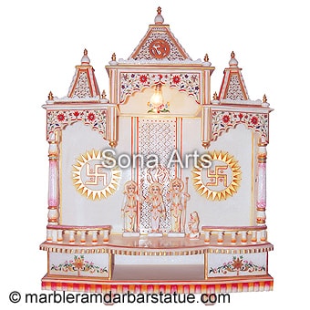 White Marble Temple for Statue