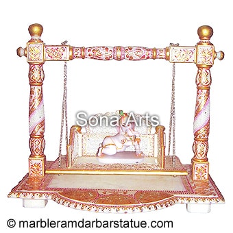 Marble Jhula for Laddu Gopal