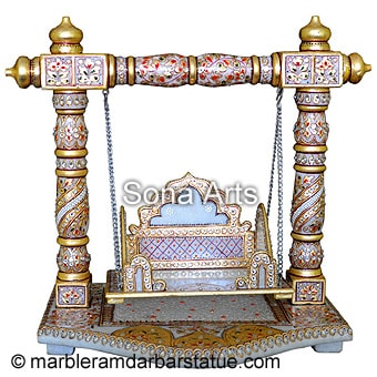 Marble Jhula Swing for Laddu Gopal